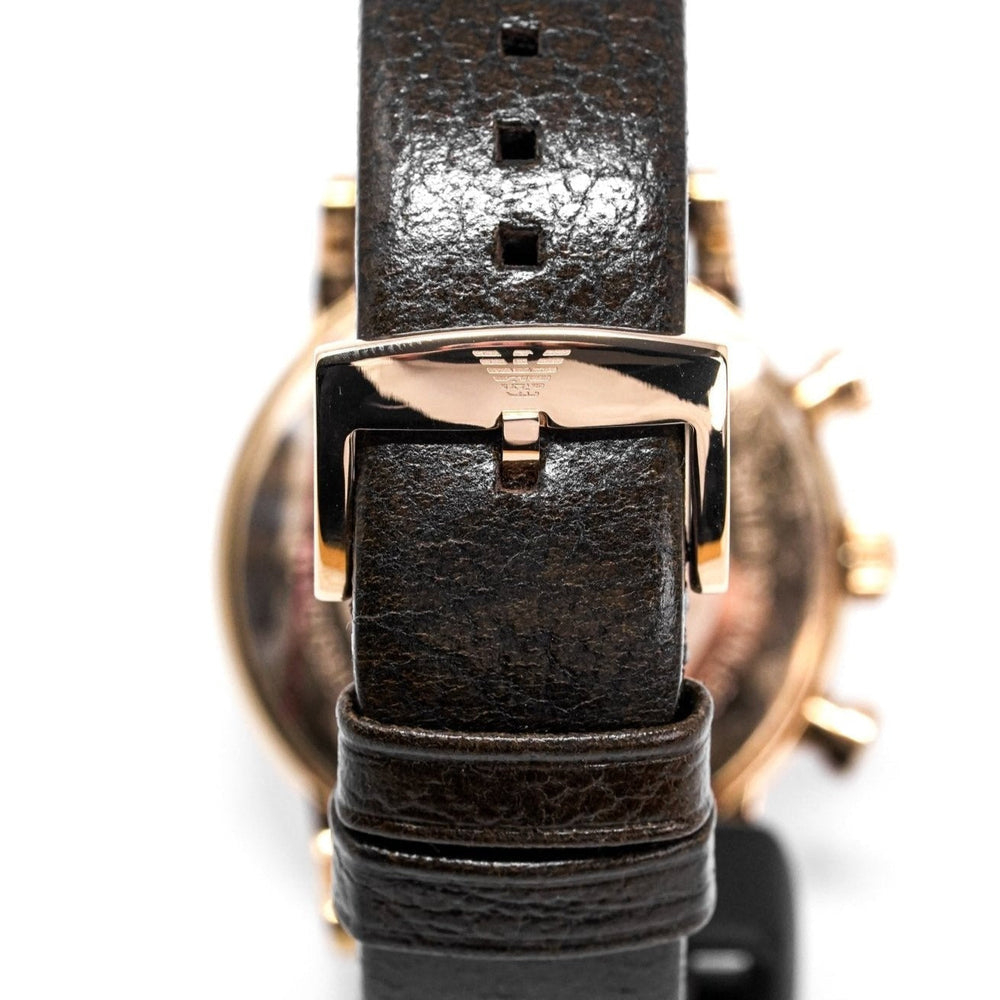 Emporio Armani Ar1809 Men S Luigi Chronograph ur med roseguld PVD-belægning