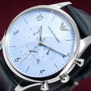 Emporio Armani Ar1889 Men S Chronograph blåt ur