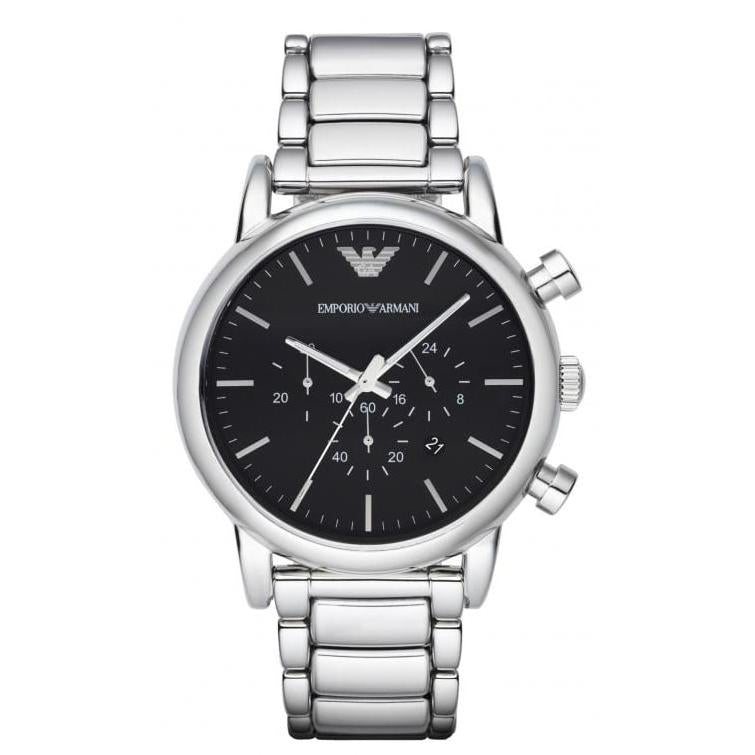 Emporio Armani Ar1894 Men S Luigi sølv Chronograph ur