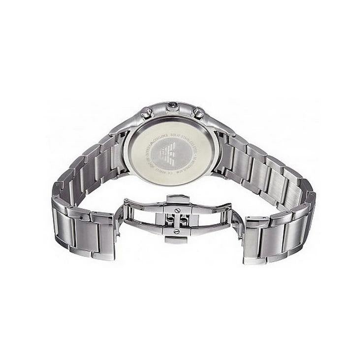 Emporio Armani Ar1933 Men S sølv Tone Chronograph ur