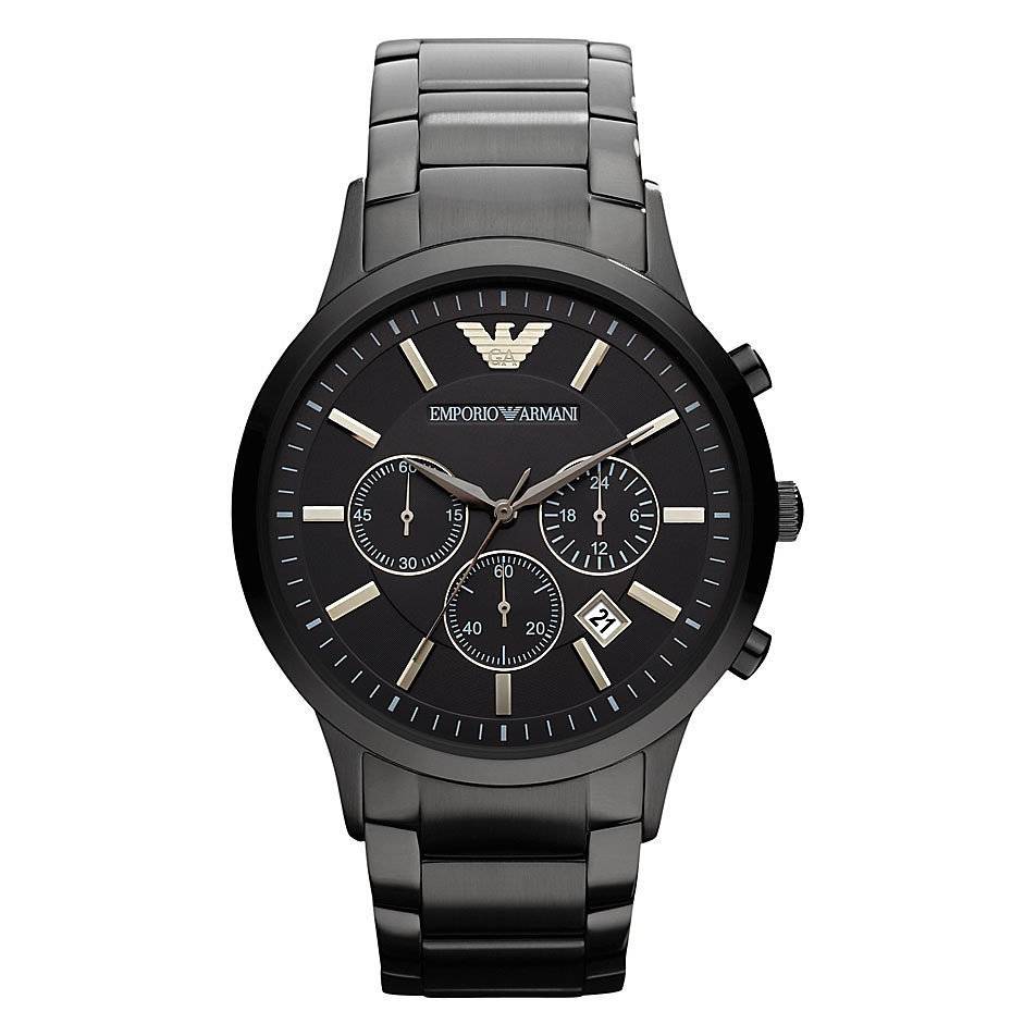 Emporio Armani Ar2453 Men S sort Chronograph ur