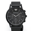 Emporio Armani Ar2498 Men S Chronograph ur sort PVD-belægning