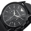 Emporio Armani Ar2498 Men S Chronograph ur sort PVD-belægning