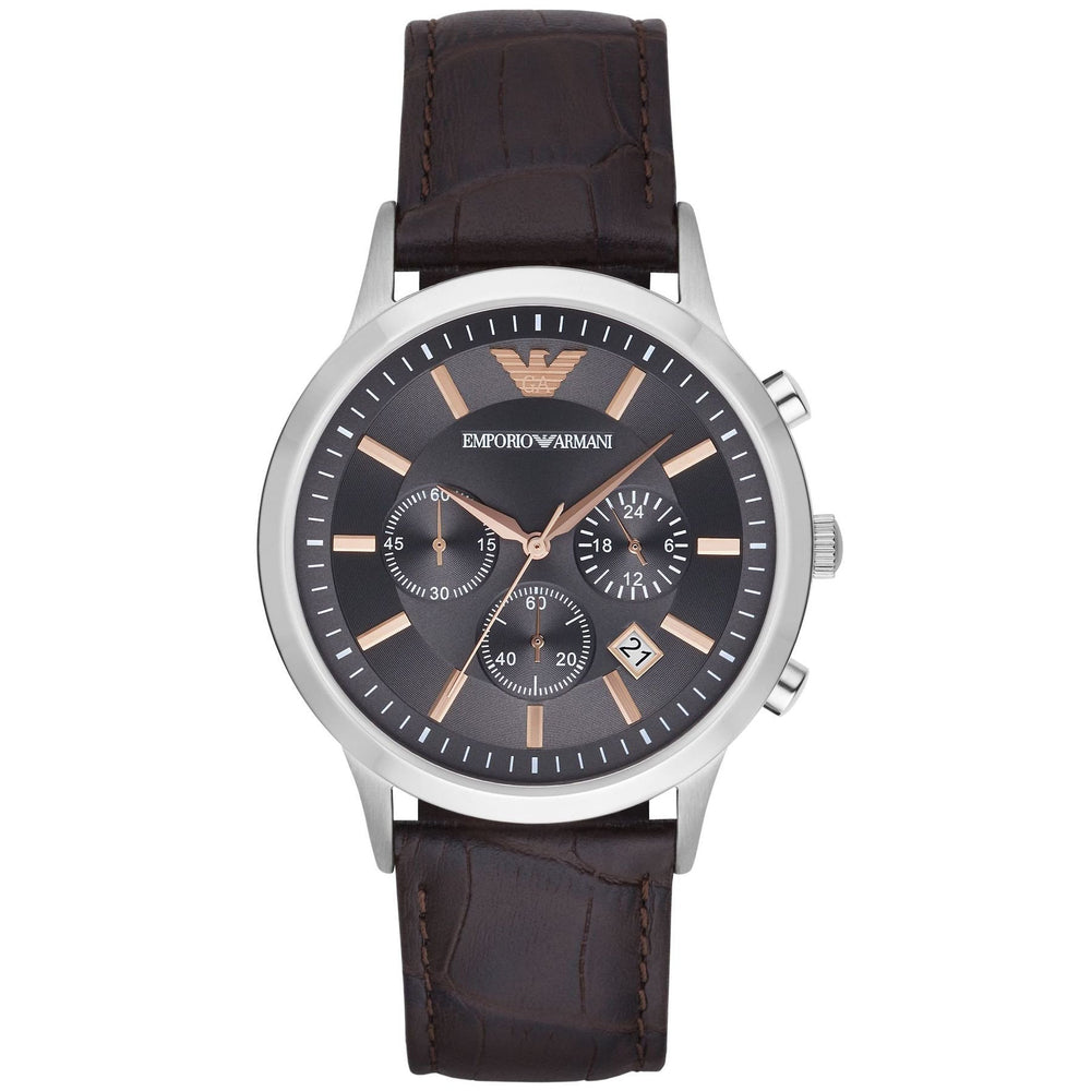Emporio Armani Ar2513 Men S Renato Chronograph gråt ur