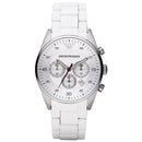 Emporio Armani Ar5859 Men S Chronograph Tazio hvidt ur