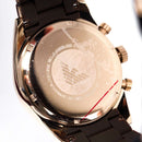 Emporio Armani Ar5891 dameur Chronograph brun