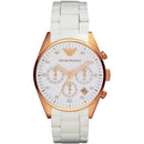 Emporio Armani Ar5920 dameur roseguld Chronograph