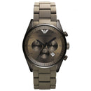 Emporio Armani Ar5950 dameur Sportivo Chronograph brun