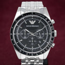 Emporio Armani Ar5988 Men S Tazio Chronograph stål ur