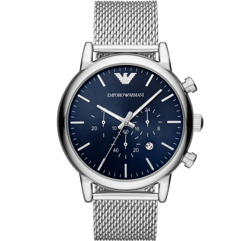 Emporio Armani Ar80038 Men S Luigi Chronograph blåt ur