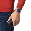 Tissot Seastar 1000 kvarts Chronograph herreur blå gradient T120.417.11.041.03