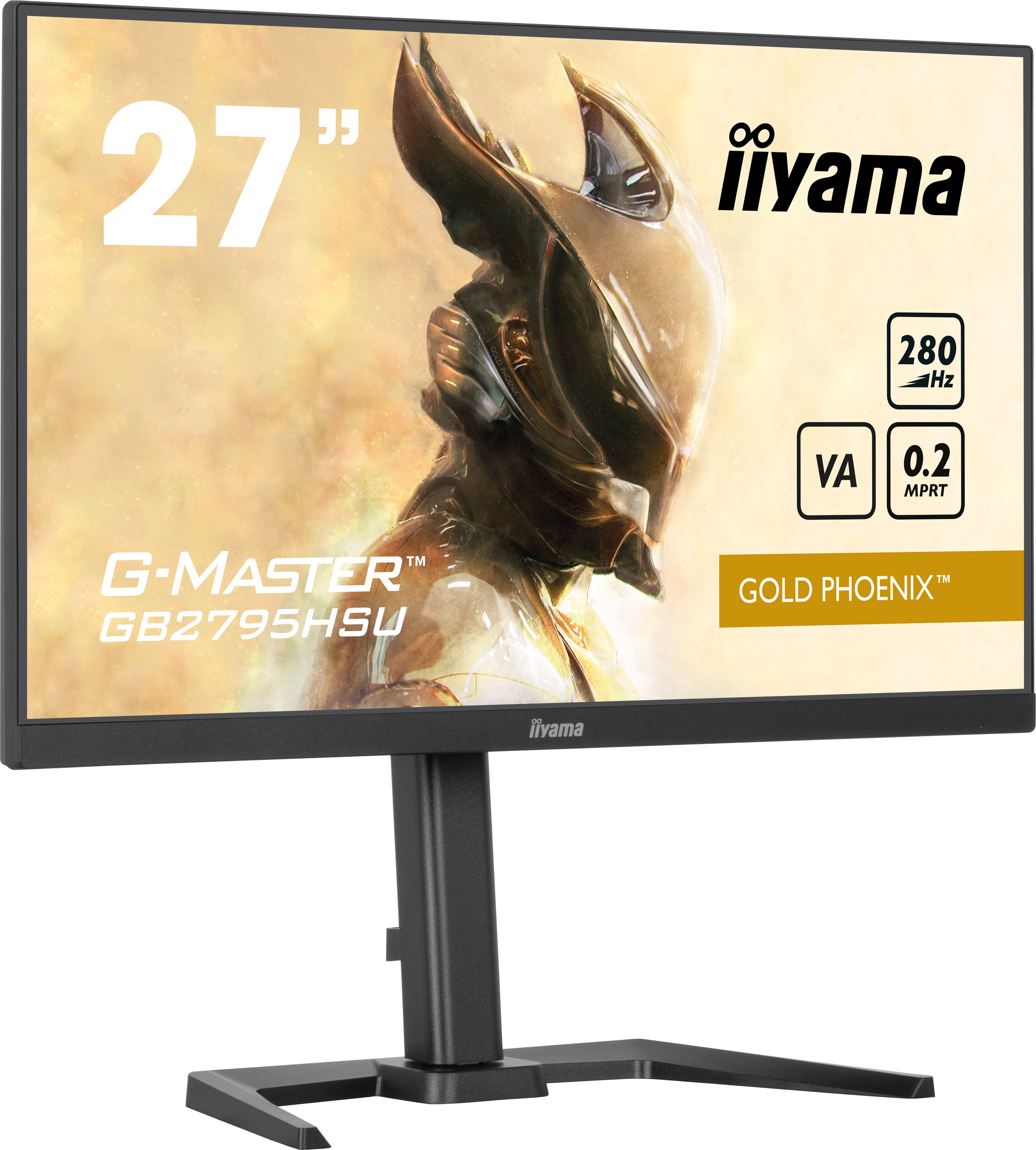 iiyama G-MASTER Gold Phoenix GB2795HSU-B1 27 1920 x 1080 (Full HD) HDMI DisplayPort 280Hz Pivot Skærm