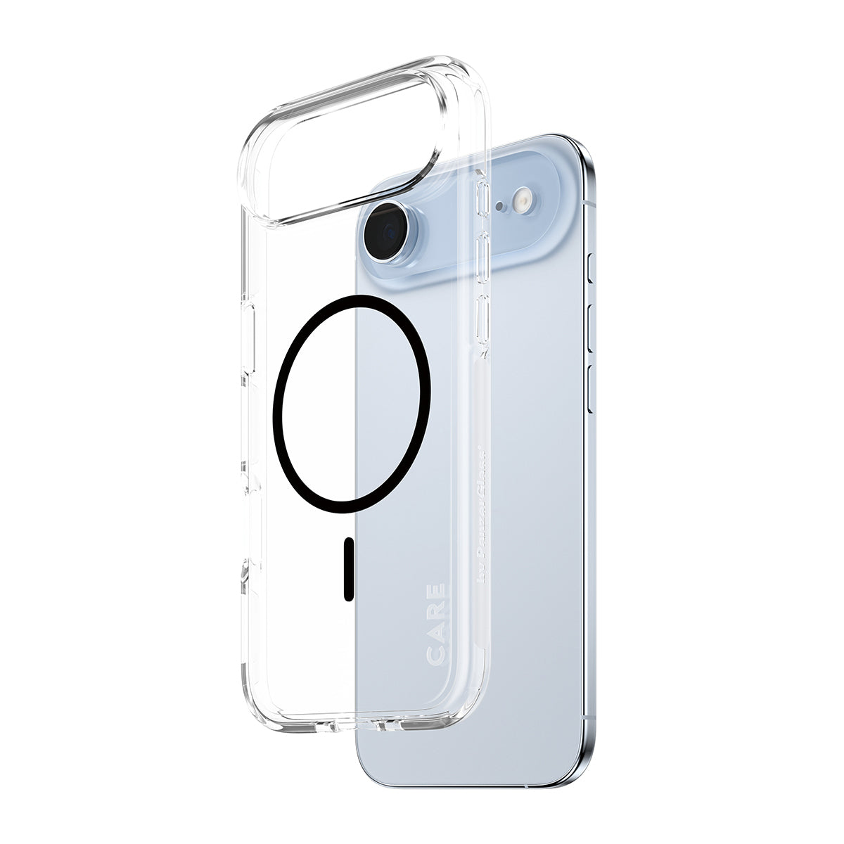 CARE by PanzerGlass Flagship Case Beskyttelsescover til iPhone Air (2025) Transparent
