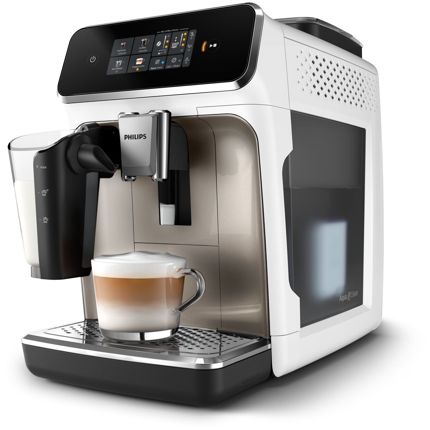 Philips Series 2300 EP2333 Automatisk kaffemaskine Hvid/krom