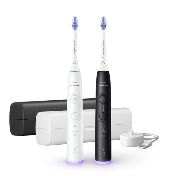Philips Sonicare 6500 HX7410/02 Elektrisk tandbørste sæt Sort/Hvid