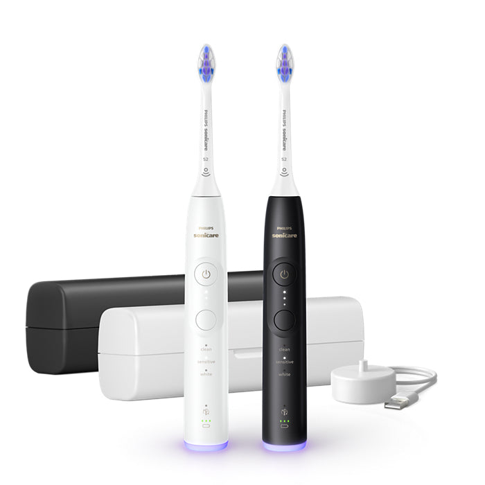 Philips Sonicare 6500 HX7410/02 Elektrisk tandbørste sæt Sort/Hvid