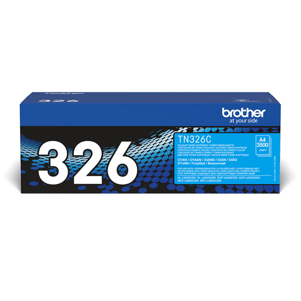 Brother TN 326C Cyan 3500 sider Toner