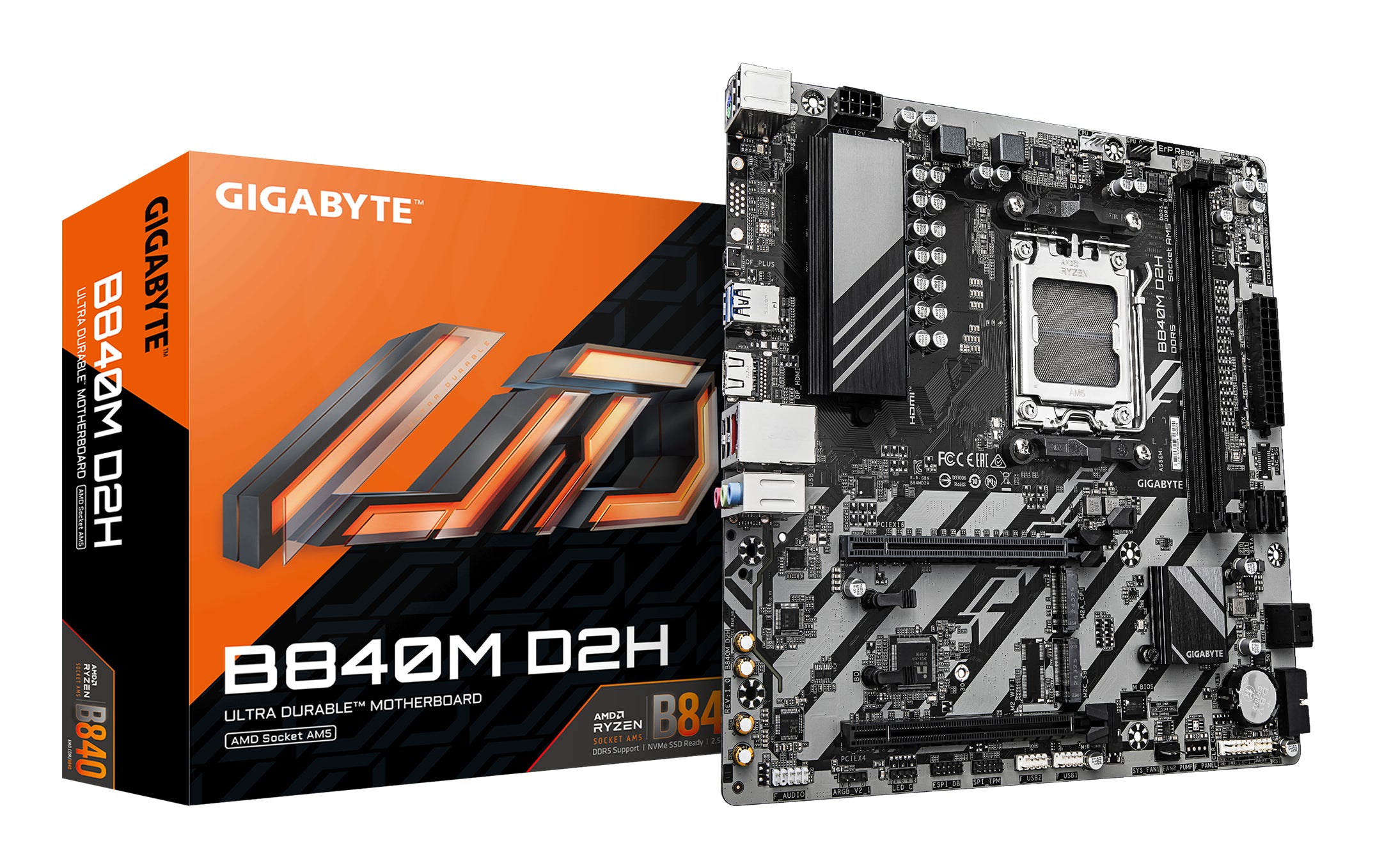 Gigabyte B840M D2H Micro ATX Socket AM5 AMD B840
