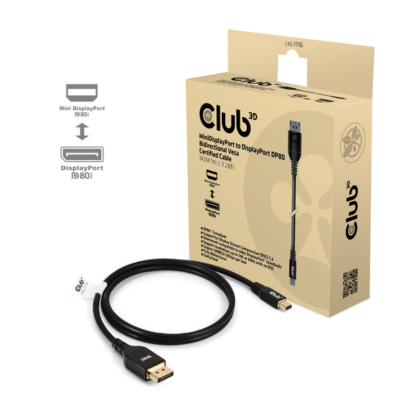 Club 3D CAC-1116 DisplayPort kabel 1m