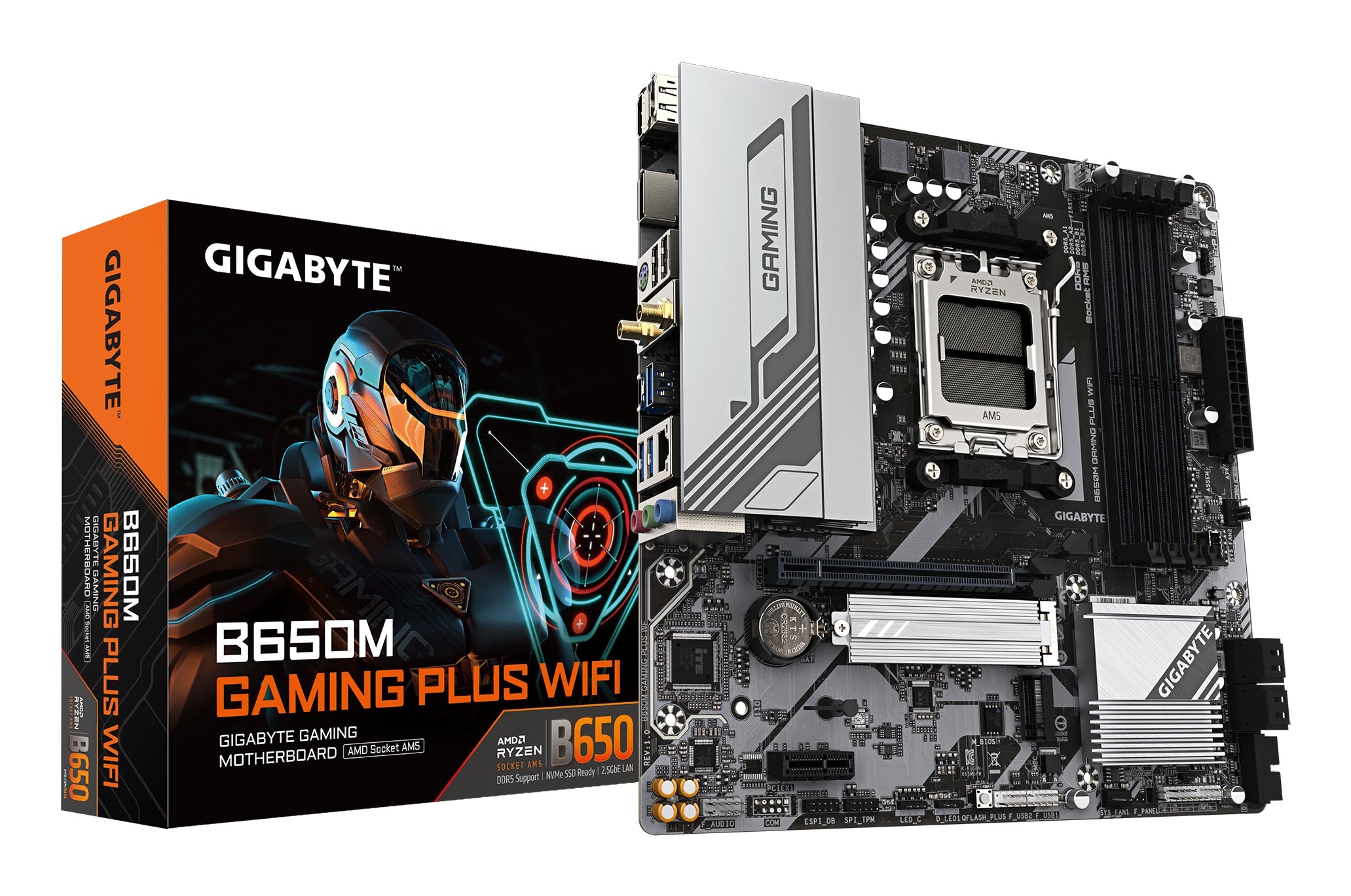 Gigabyte B650M GAMING PLUS WIFI Micro ATX Socket AM5 AMD B650