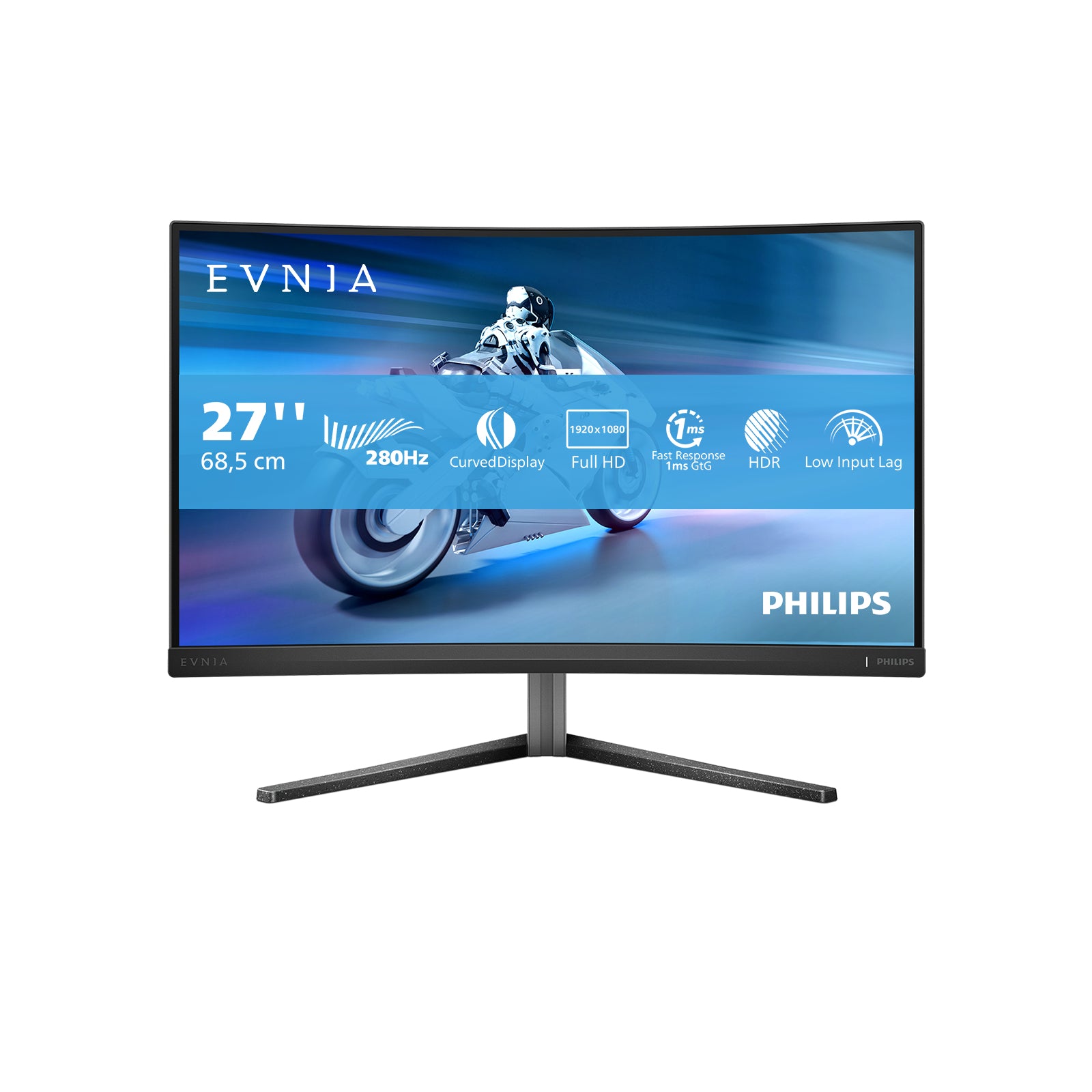 Philips Evnia 5000 27M2C5200W 27 Fast VA 1920 x 1080 (Full HD) HDMI DisplayPort 280Hz