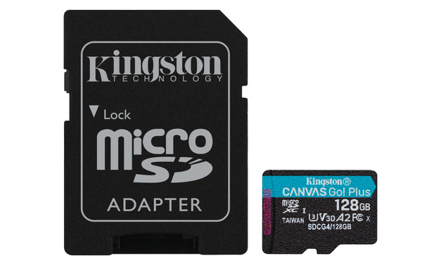 Kingston Technology Canvas Go! Plus MicroSD 128GB 200 MB/s
