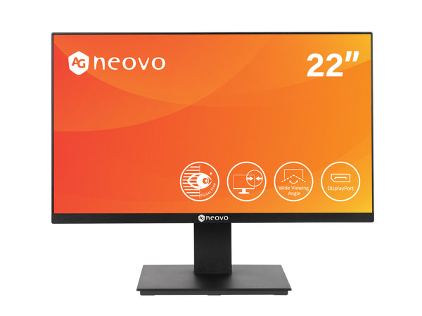 AG Neovo LA-2202 LED display 54,6 cm (21.5) 1920 x 1080 pixel Fuld HD LCD Sort