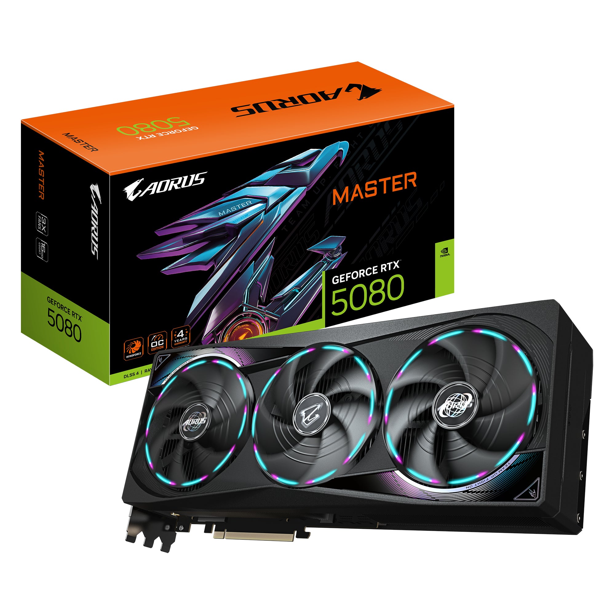 AORUS GeForce RTX 5080 MASTER 16G 16GB OC Edition