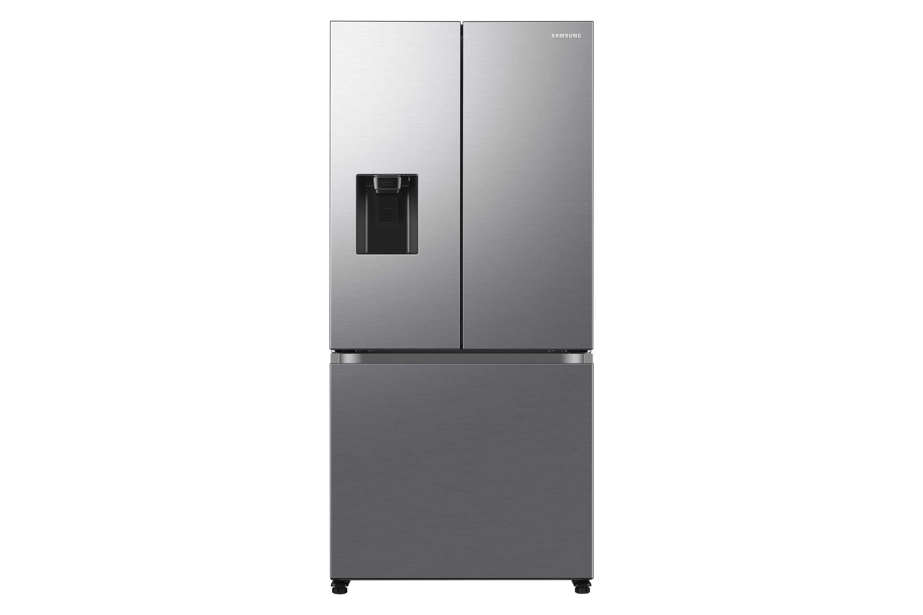 Samsung Køleskab/fryser 330liter Klasse E 165liter Fritstående Raffineret inox