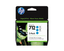 HP 712 Cyan Blæk 3ED77A