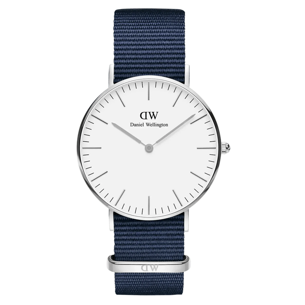 Daniel Wellington Classic Bayswater hvidt herreur Dw00600276