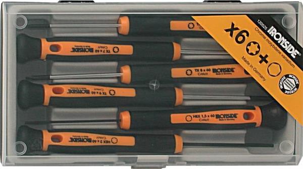 Ironside elektronik skruetrækkersæt Torx/unbrako