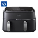 Philips 3000 Series Dual Basket Airfryer 9 L 2750 W Sort