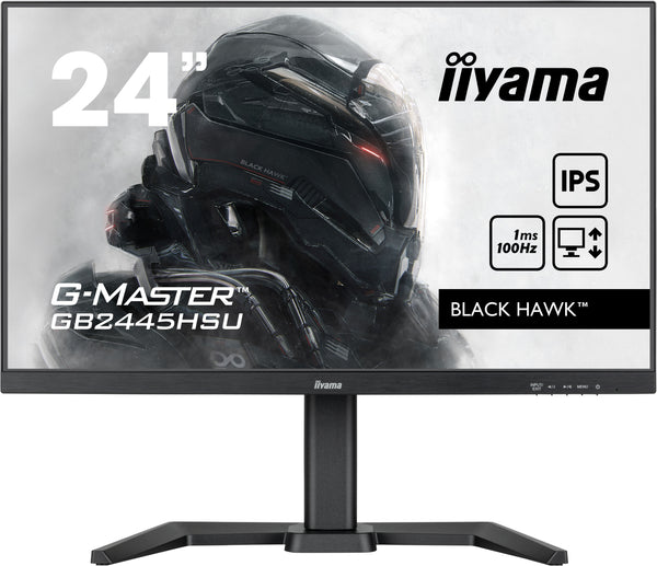 iiyama G-MASTER Black Hawk GB2445HSU-B1 24 IPS 1920 x 1080 (Full HD) HDMI DisplayPort 100Hz