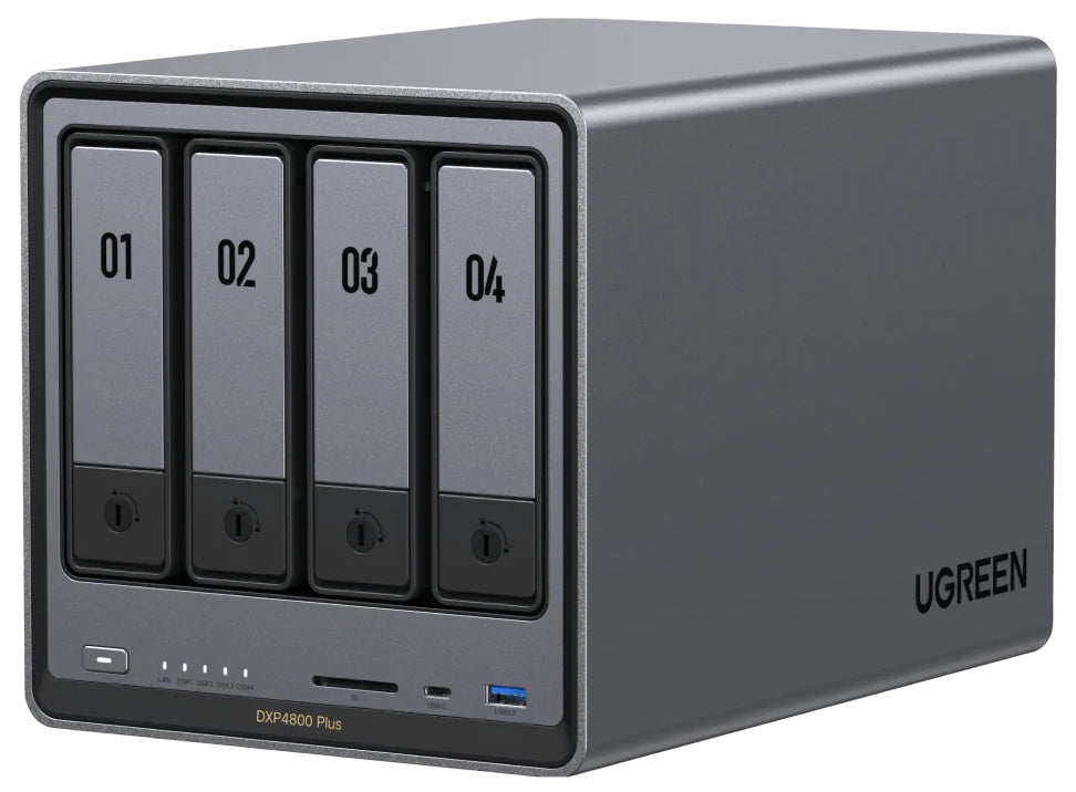 UGREEN NASync DXP4800 Plus NAS System 4-Bay 16TB inkl. 4x Seagate IronWolf ST4000VN006 4 TB