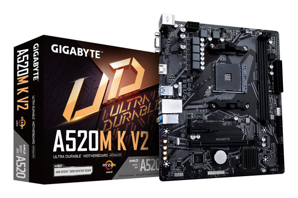 Gigabyte A520M K V2 Micro-ATX Socket AM4 AMD A520
