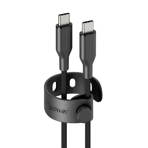 empower by PanzerGlass Racing USB-C to USB-C m sort