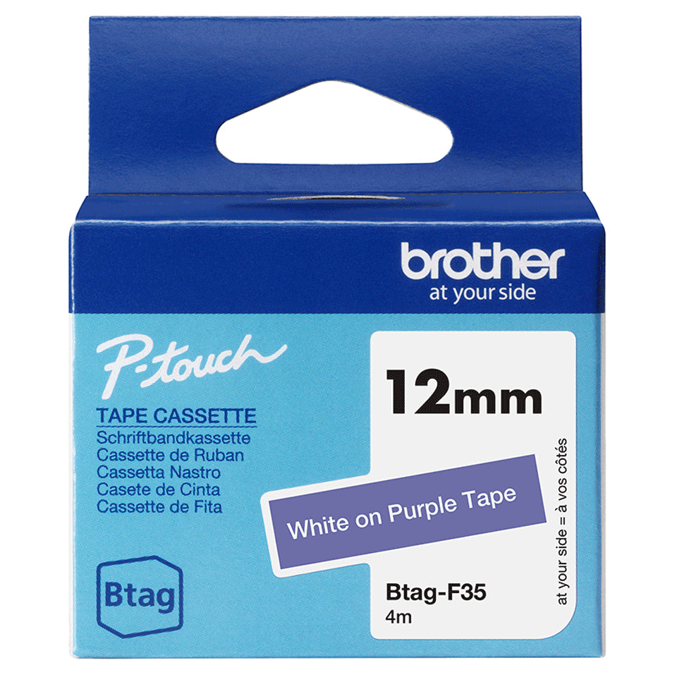 Brother BTAG-F35 Mærkattape Rulle (1,2 cm x 4 m) 1kassette(r)