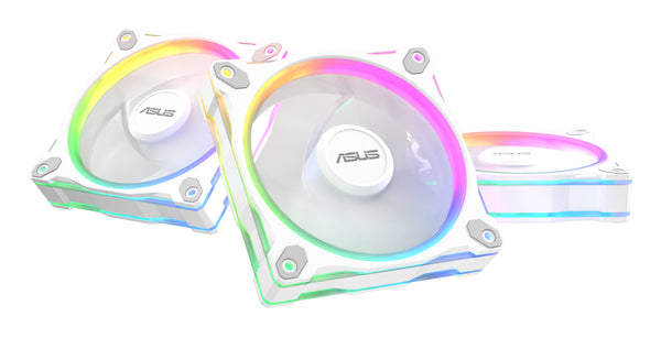 ASUS Prime MR120 ARGB Reverse Fan 3-pack Hvid 120 mm