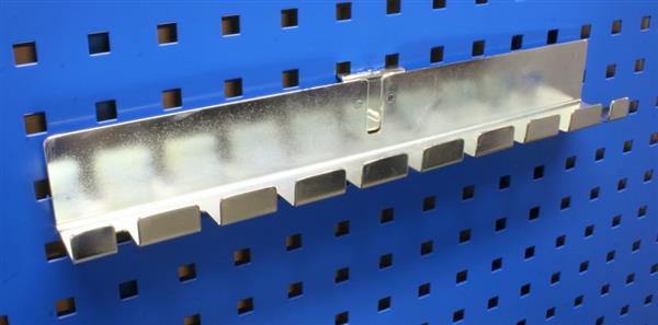 Blika skruetrækkerholder for 9 skruetrækkere til værktøjstavler