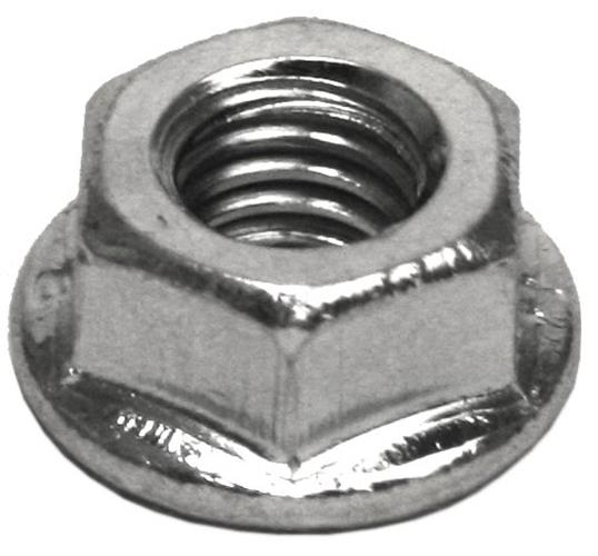 DIN 6923S flangemøtrik m/fortanding elgalvaniseret FZB - 500stk