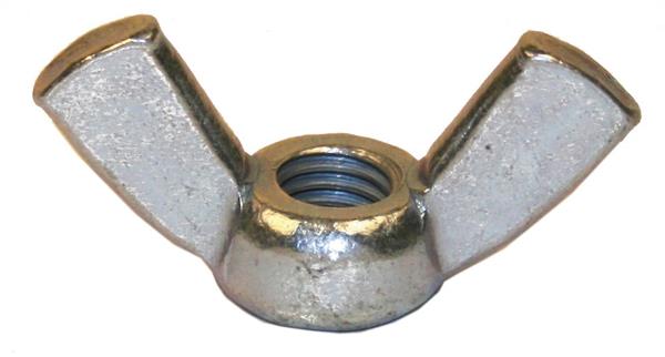 Amerikansk model fløjmøtrik elgalvaniseret elgalvaniseret FZB - 100stk