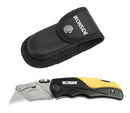 Ironside foldekniv med hylster og 6 knivblade