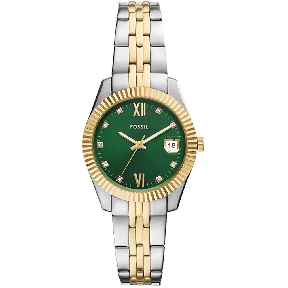 Fossil ur Scarlette Three Hand Date dameur Es5388