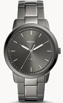 Fossil ur The Minimalist Three Hand Smoke herreur Fs5459