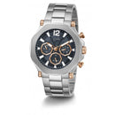 Guess Watches Gents Edge rustfrit stål sølv ur Gw0539g1