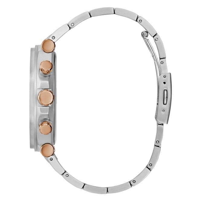 Guess Watches Gents Edge rustfrit stål sølv ur Gw0539g1