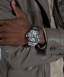 Gents King sølv Tone rustfrit stål ur Gw0497g1