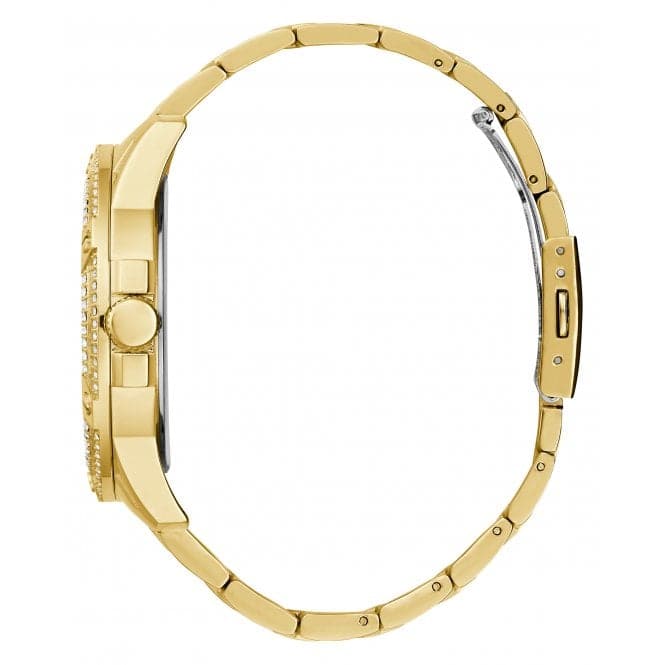 Guess Watches Gents King rustfrit stål guldfarvet ur Gw0497g2