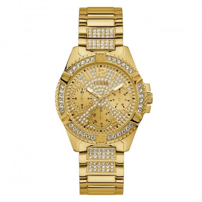 Guess Watches Guess dameur guld Crystals Glitz skive W1156l2